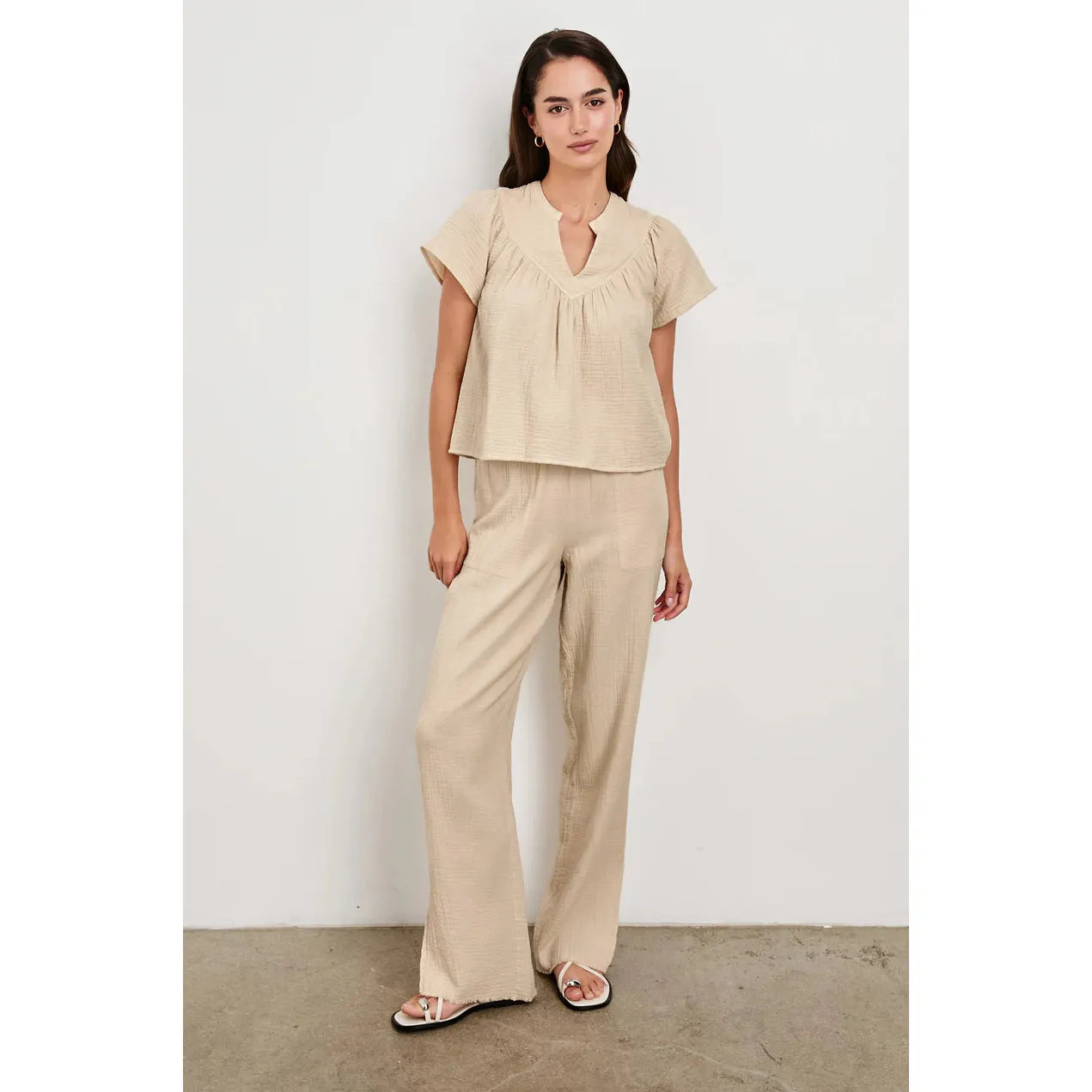 Rails Sayer Shirt in Flax