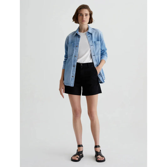 AG Jeans Jude Short in Sulphur Black
