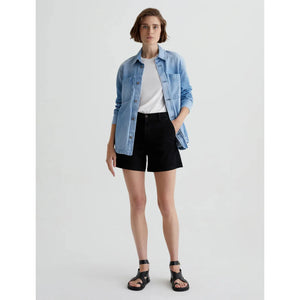 AG Jeans Jude Short in Sulphur Black