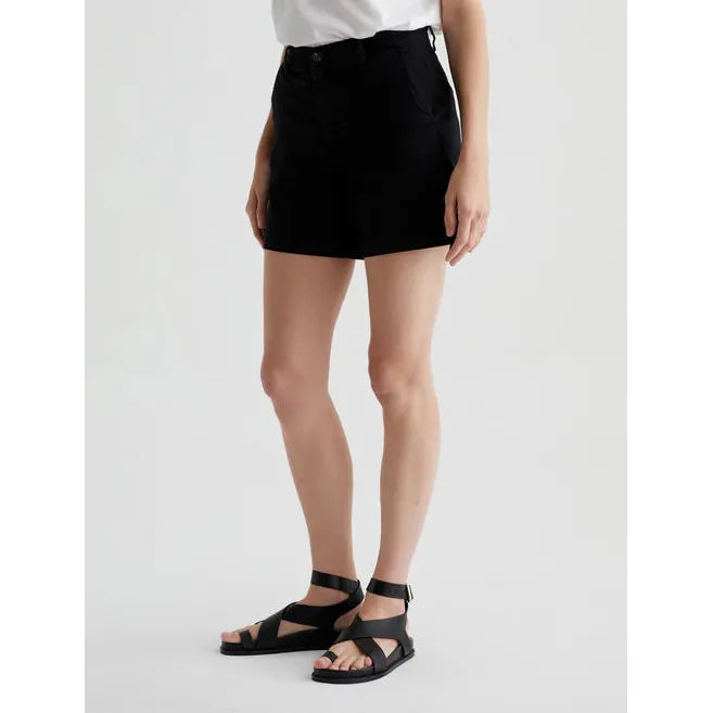 AG Jeans Jude Short in Sulphur Black
