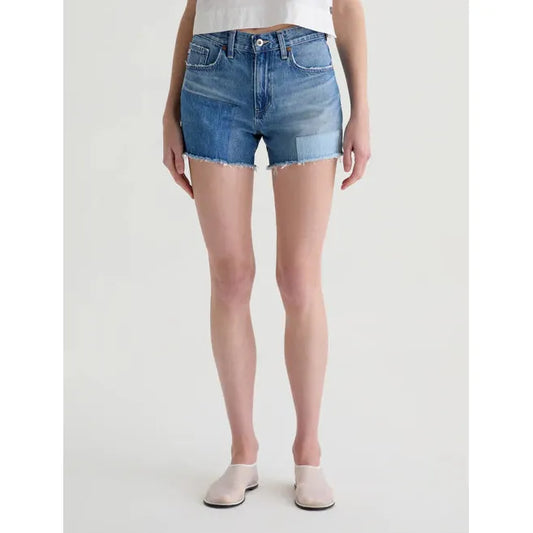 AG Jeans Halle Patchwork Short in Gila River