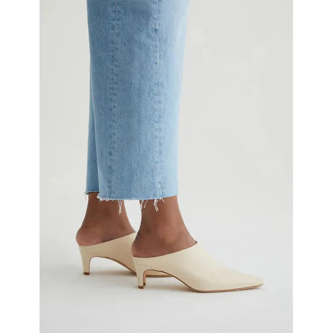 AG Jeans Hattie Crop High-Rise Barrel in Sunrise