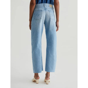 AG Jeans Hattie Crop High-Rise Barrel in Sunrise