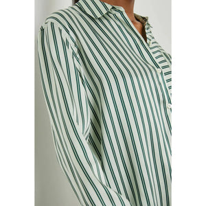 Rails Spencer Silk Shirt in Eden Stripe