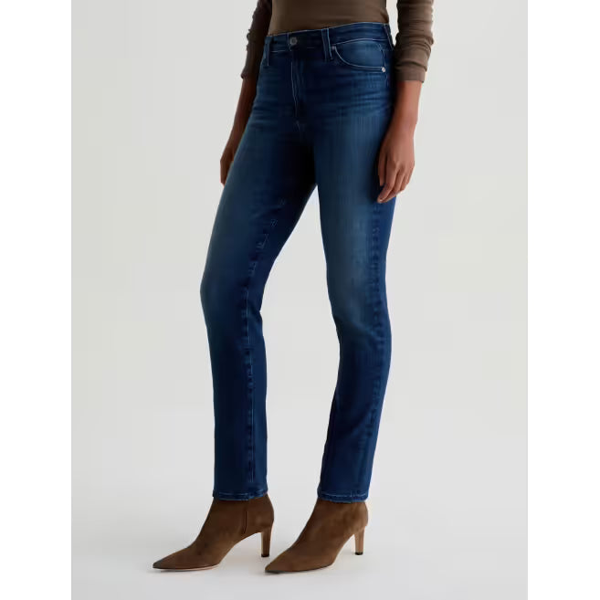 AG Jeans Mari Mid Rise Slim Straight in Epilogue