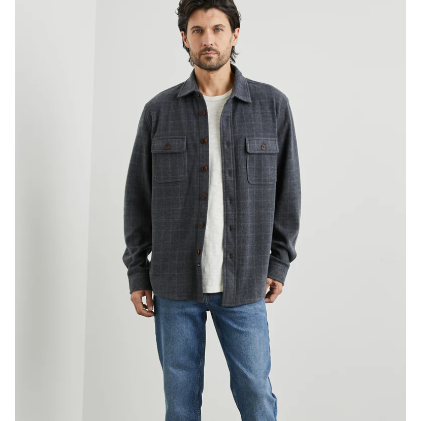 Rails Alder Shirt in Navy Jasper