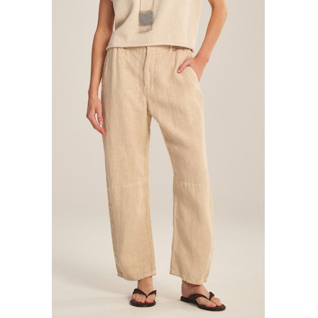 Velvet by Graham & Spencer Taylor Linen Pant in Sand Castle