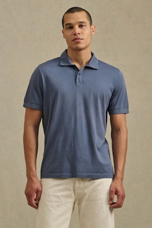 Velvetmen Arrow Polo in Shadow