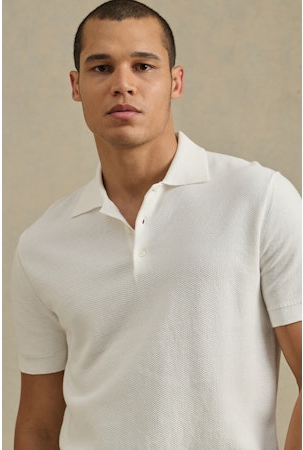 Velvetmen Dillon Sweater in Ecru