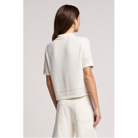 Velvet by Graham and Spencer Rosemond Top in Milk