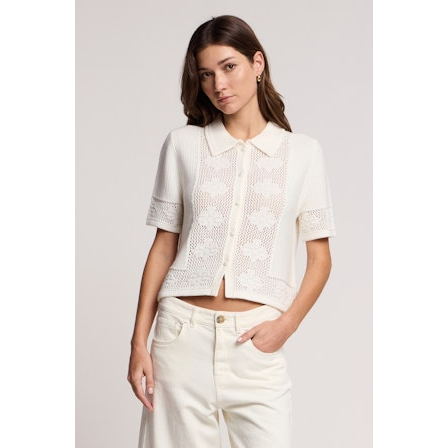 Velvet by Graham and Spencer Rosemond Top in Milk