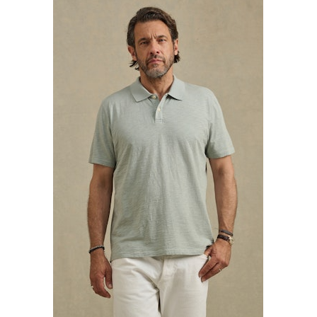 Velvetmen Morris Polo in Basil