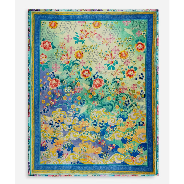 Johnny Was Paradise Travel Blanket in Altair Scarf
