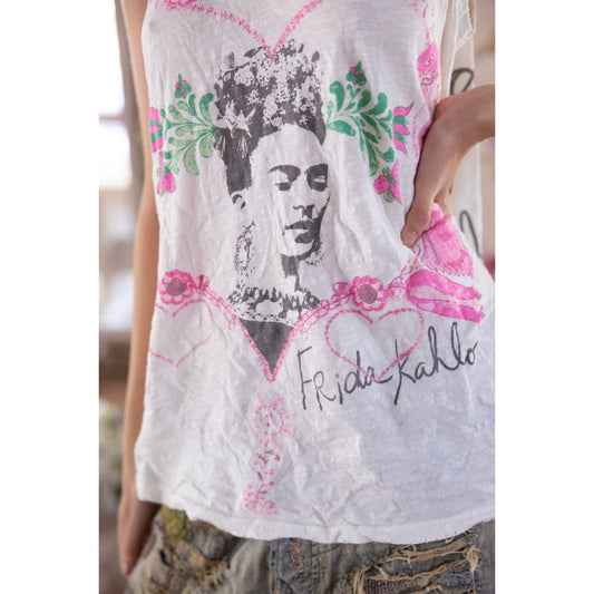Magnolia Pearl Frida Corazón Luminoso Lana Tank in True