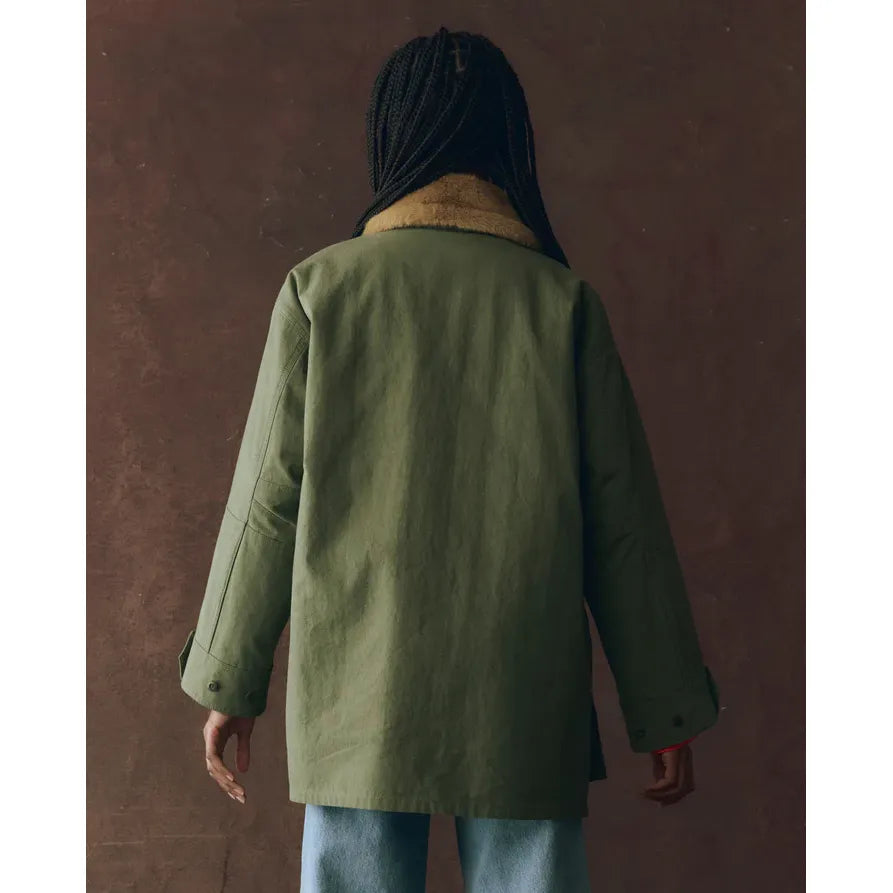 The Great Reversible Quilted Liner Parka in Army