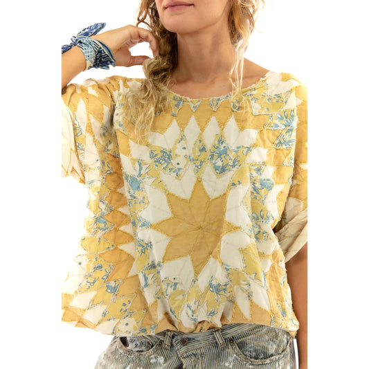 Magnolia Pearl Quiltwork Matilda Top in Marisol