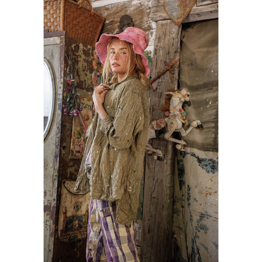 Magnolia Pearl Printed Adison Workshirt 1419 in Ember Glow