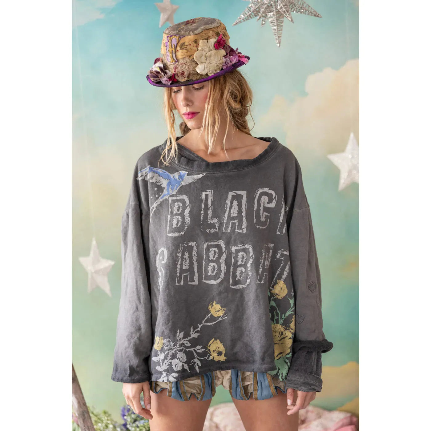 Magnolia Pearl Black Sabbath After Forever Hermosa Sweatshirt in Ozzy 2261