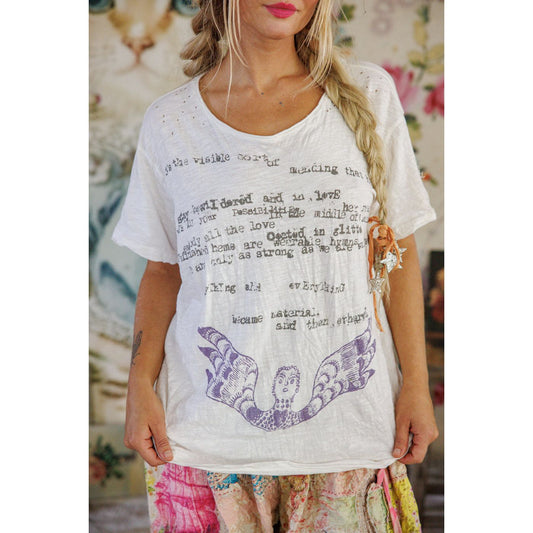 Magnolia Pearl Stay Bewildered Tee in True