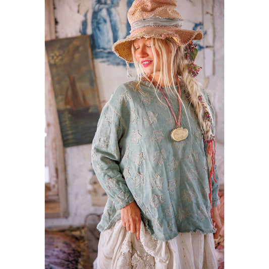 Magnolia Pearl Little Star Hermosa Sweatshirt in Garden Sage