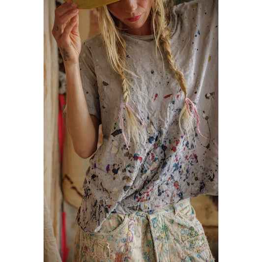 Magnolia Pearl PJB Art Tee 2524 in Ash