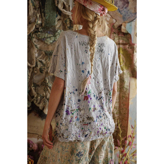 Magnolia Pearl PJB Art Tee 2524 in Ash