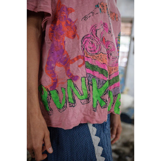 Magnolia Pearl Punk Poet Tee 2679 in I Want Candy