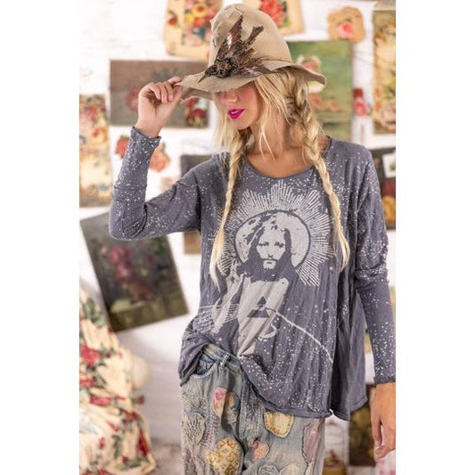 Magnolia Pearl Halo Dylan Tee in Ozzy