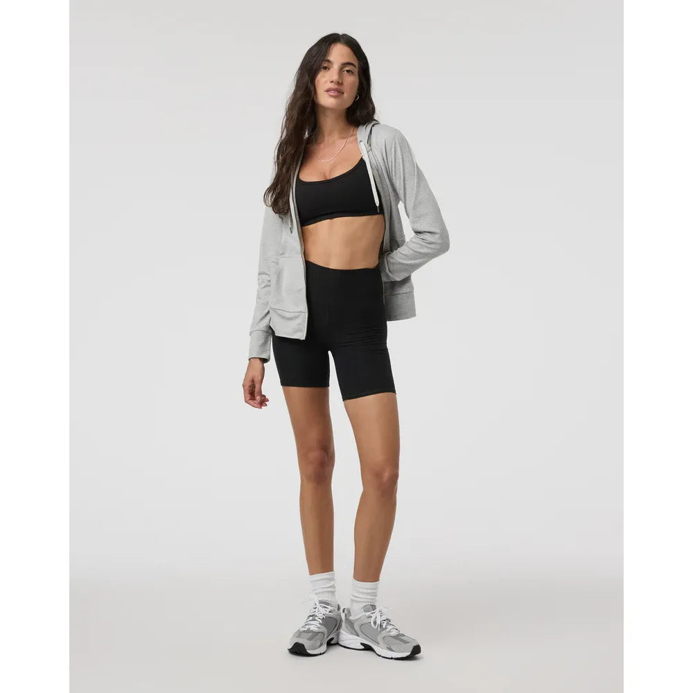 Vuori Halo Performance Hoodie 2.0 in Pale Heather Grey