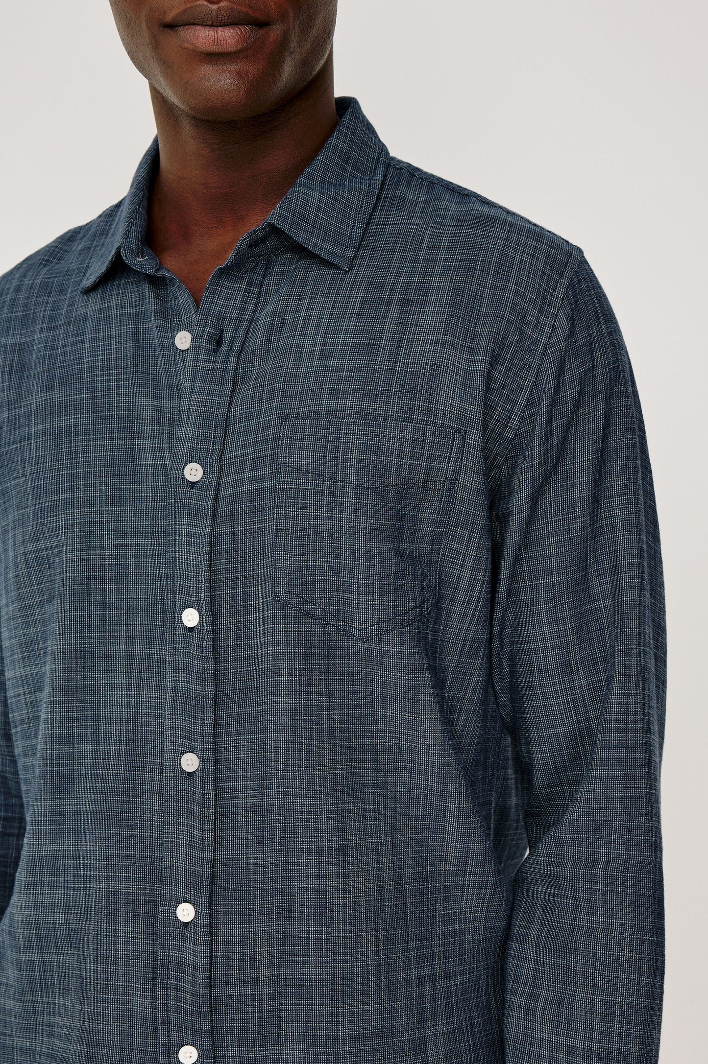 Rails Wyatt Shirt in Navy Etch