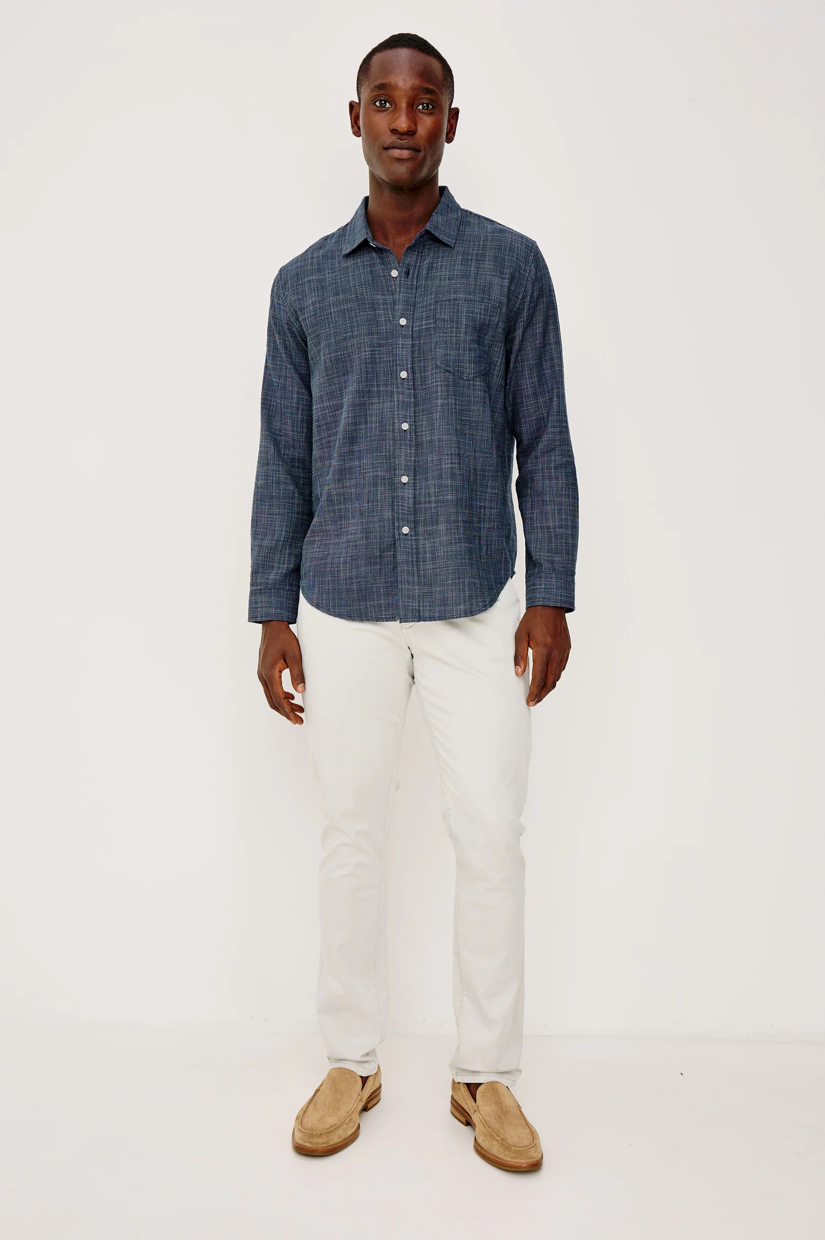 Rails Wyatt Shirt in Navy Etch