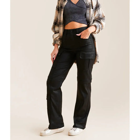 Hidden Ella Classic Straight Cargo Stretch Pant