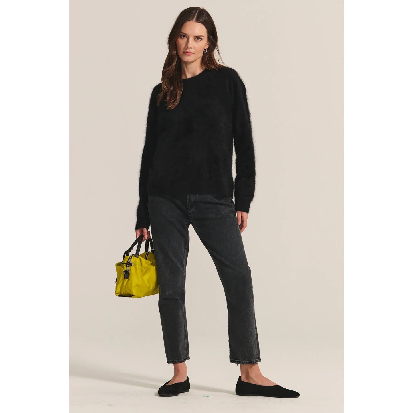 Velvet by Graham & Spencer Jacqueline Cashmere Sweater in Black