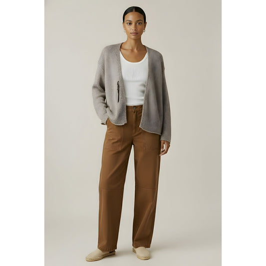 Velvet by Graham & Spencer Quinnly Top in Stone