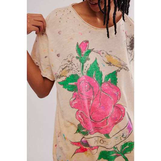 Consignment Magnolia Pearl Rose One Size Tee 2070