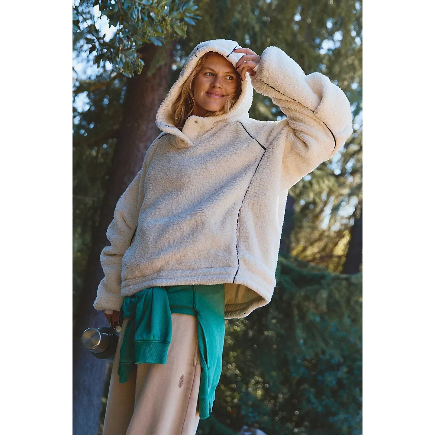 Free People Free Flow Fleece in Birch Tree