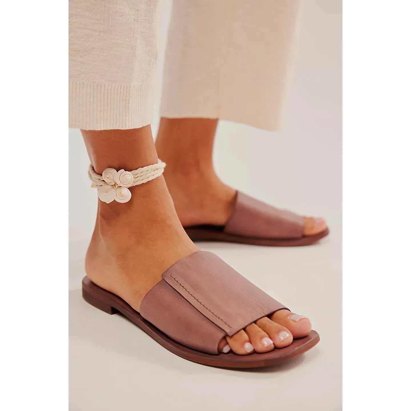 Free People Verona Slide Sandal in Ember