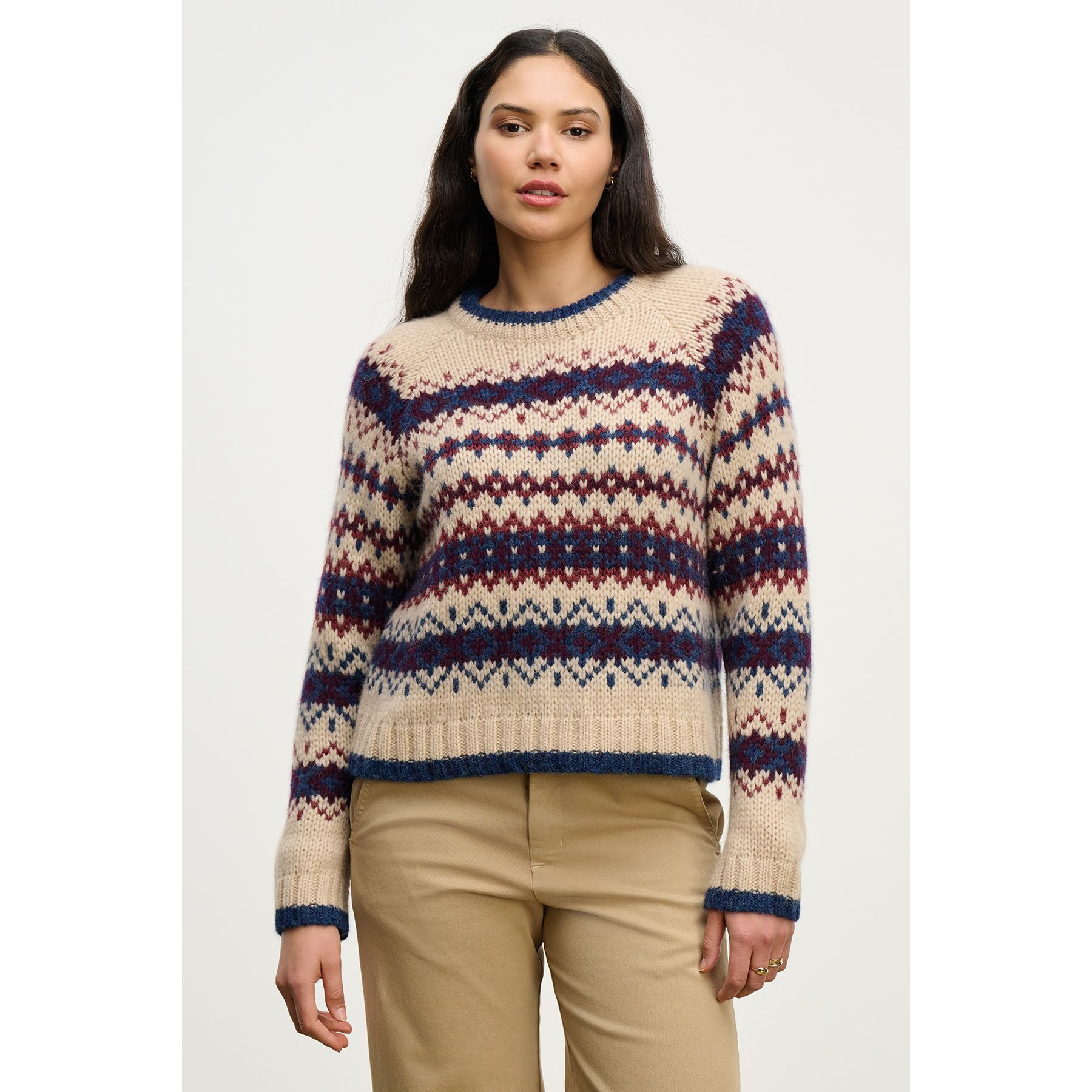 Velvet by Graham & Spencer Velvet Makena Fair Isle Sweater