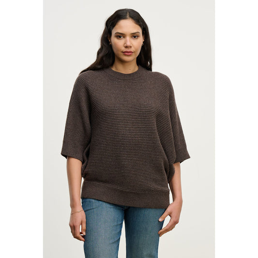 Velvet by Graham & Spencer Coco Sweater in Espresso