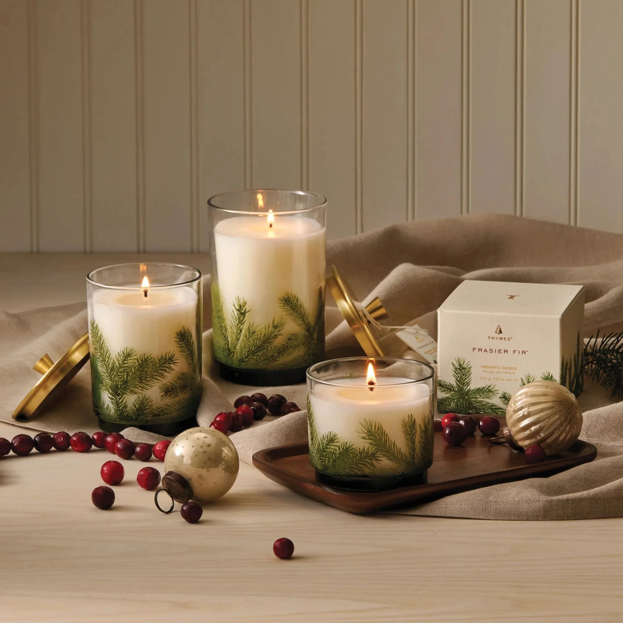 Thymes Frasier Fir Votive Candle