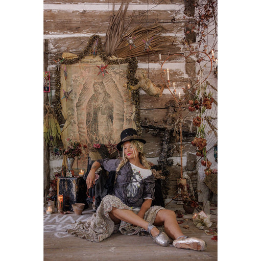 Magnolia Pearl Eyelet Nonnie Belle Blouse in Ozzy