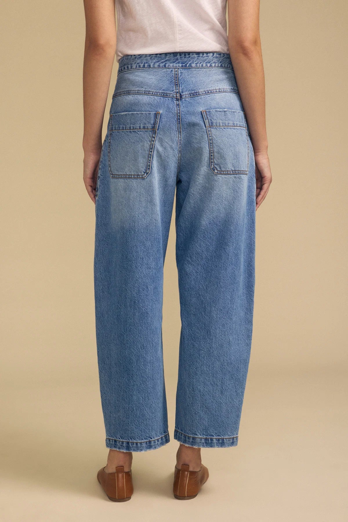 Velvet Esmeralda High Twill Cotton Jean in Indigo