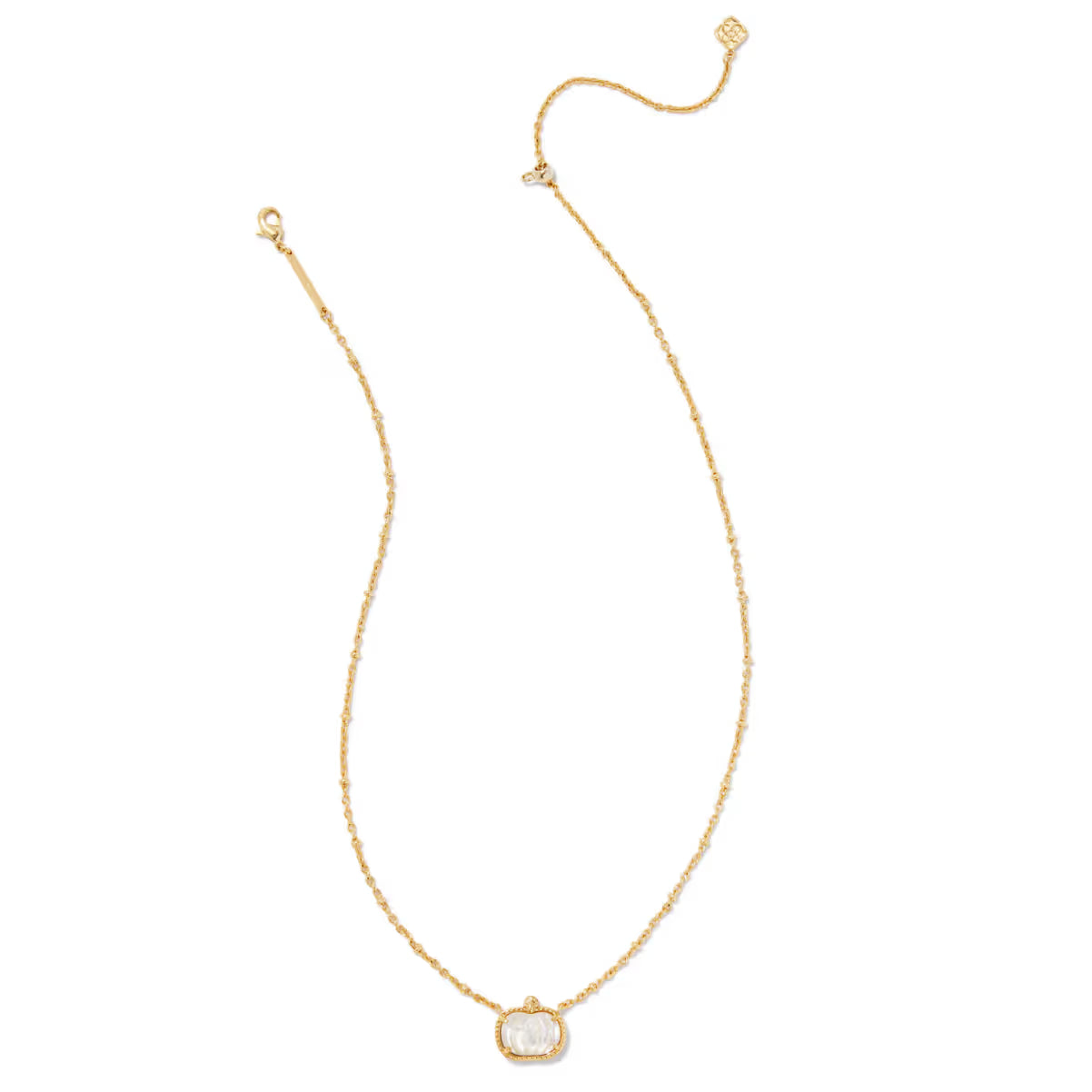 Kendra Scott Pumpkin Gold Short Necklace