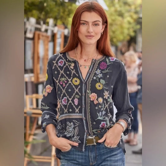 Johnny Was Catina Blouse