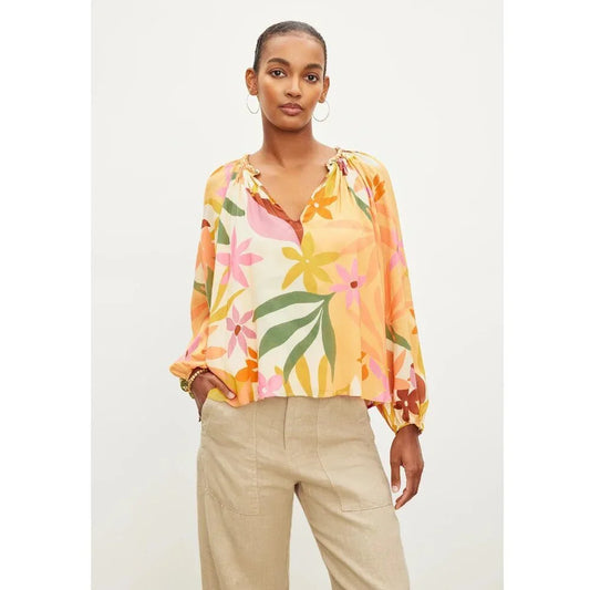 Velvet by Graham & Spencer Dion Printed Boho Top