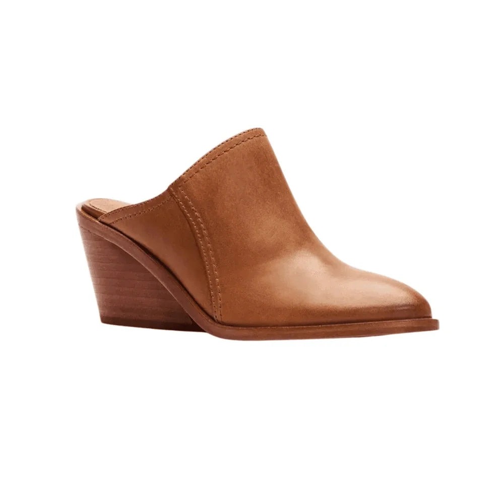 Frye Serena Leather Slide Mules
