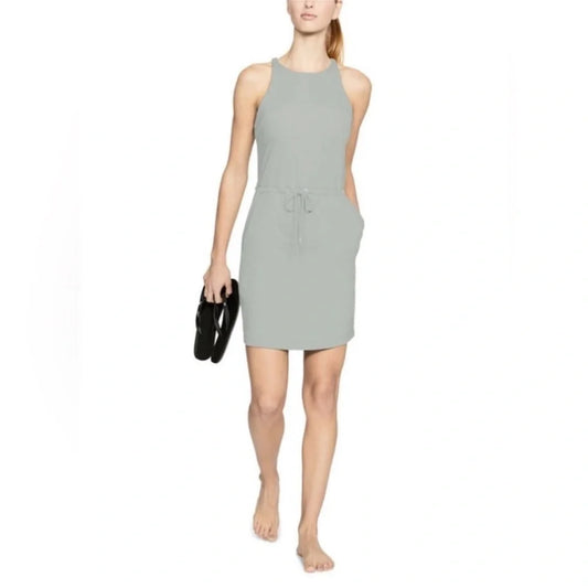 Under Armour Threadborne Tank Dress in Sage Green