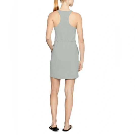 Under Armour Threadborne Tank Dress in Sage Green