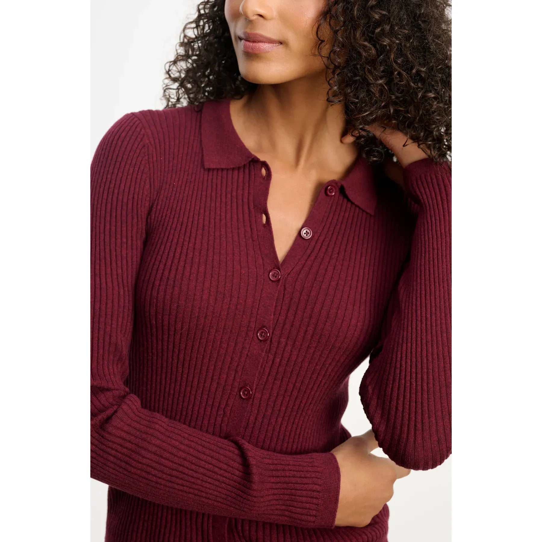 Velvet by Graham & Spencer Nikki Lux Cotton Cashmere Cardigan in Sryah