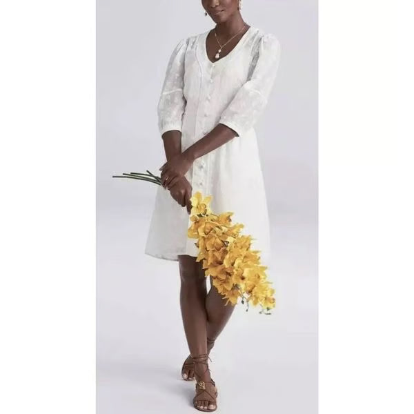 Cabi Midsummer White Dress 